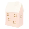 Cute Pink Porcelain Christmas House