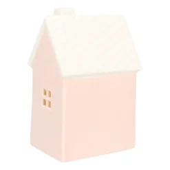 Cute Pink Porcelain Christmas House