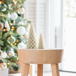 3D Green Christmas Tree Candle