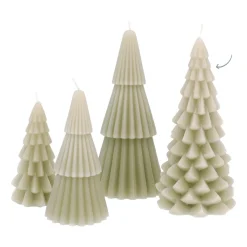 3D Green Christmas Tree Candle