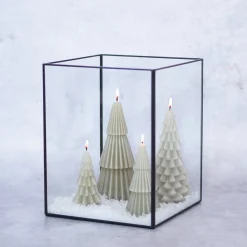 3D Green Christmas Tree Candle