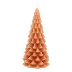 3D Ochre Christmas Tree Candle
