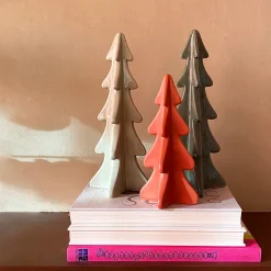 3D Porcelain Christmas Tree | Mintgreen | 28 Cm