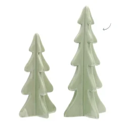 3D Porcelain Christmas Tree | Mintgreen | 28 Cm