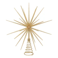 3D Star Tree Topper | DIY | Gold | Shatterproof | 35cm