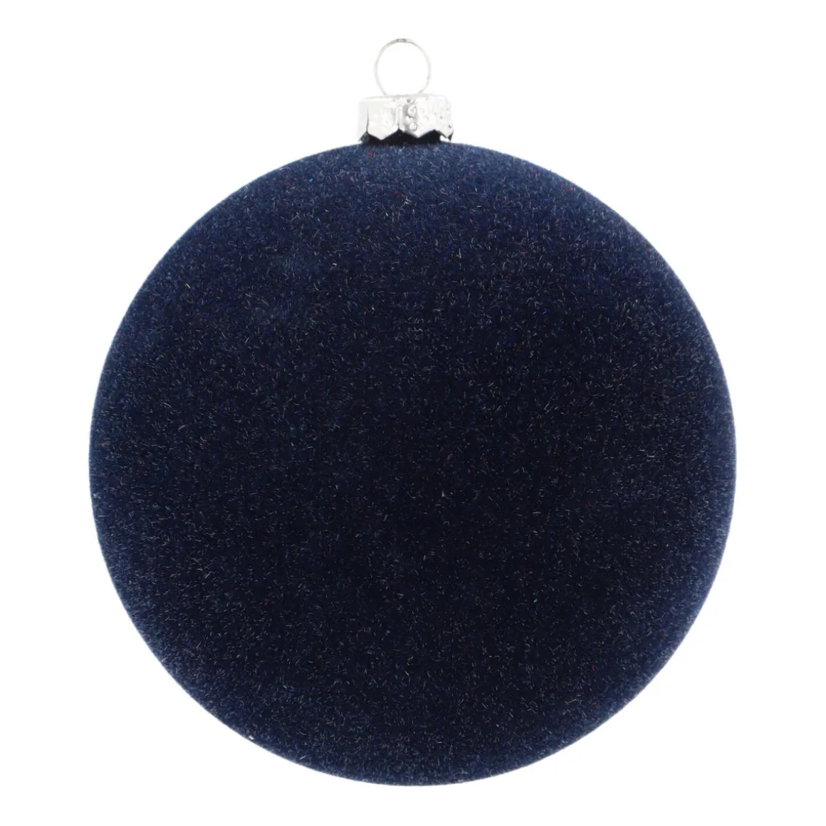 Dark Blue Velvet Unbreakable Christmas Bauble