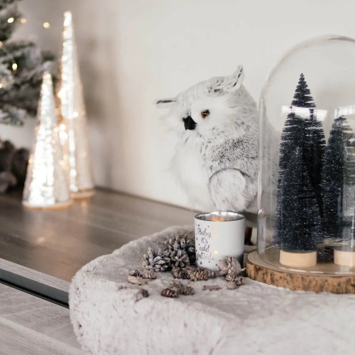 Deco Christmas Tree 20cm Black