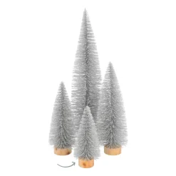 Deco Christmas Tree Silver 15 Cm