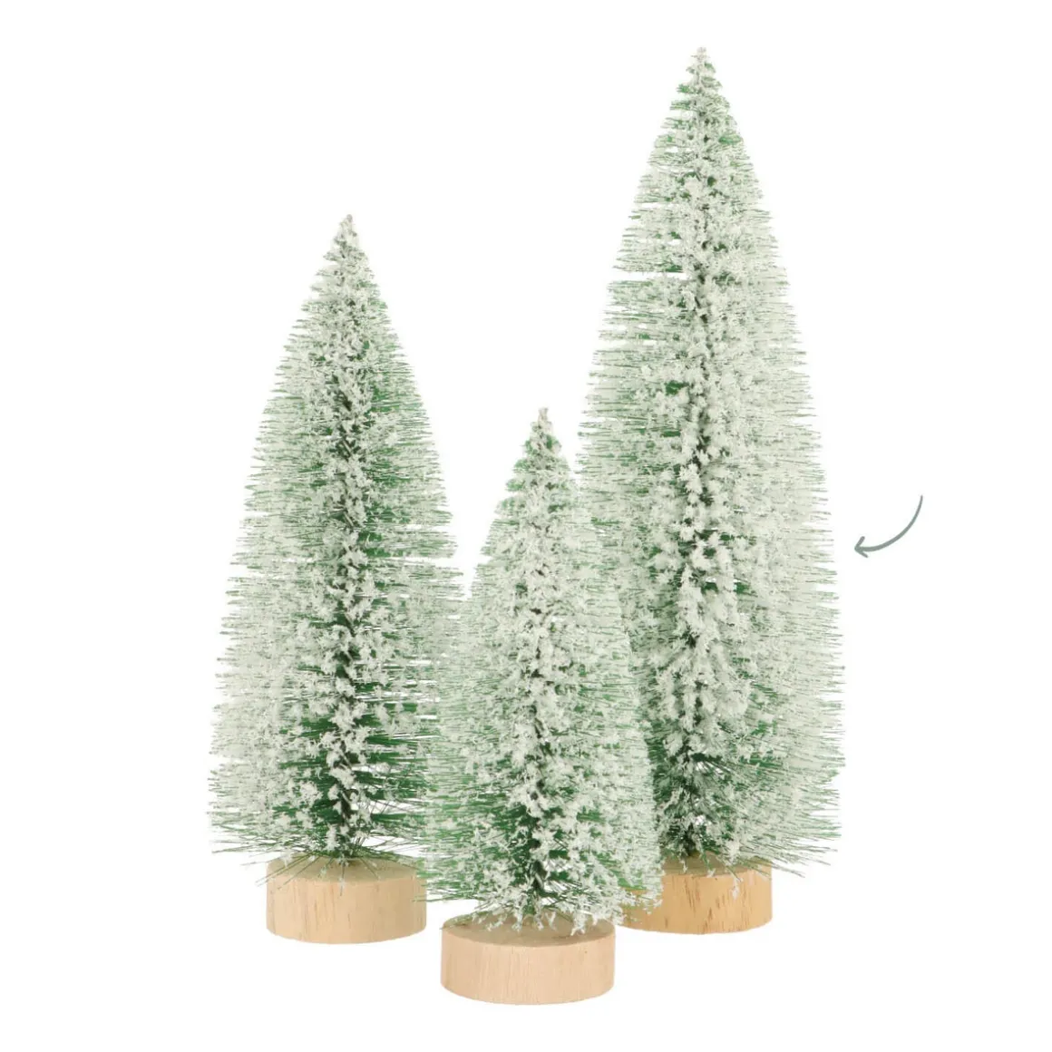 Deco Christmas Tree With Star 25cm Green