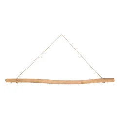 Decorative Hanging Branch With Hooks 90cm Brown