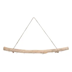 Decorative Hanging Branch With Hooks 60cm Grey