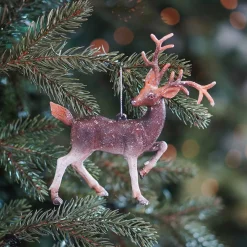 Deer Christmas Ornament | Brown | 15 Cm