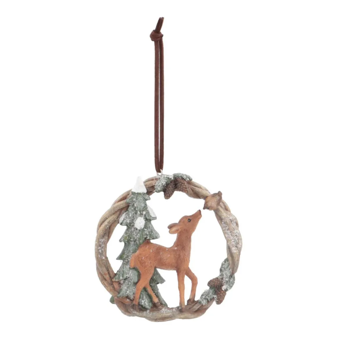 Deer Christmas Ornament | Polyresin | 10cm