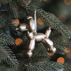 Designer Christmas Ornament, Balloon Figure Dog