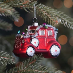 Detailed Car With Christmas Tree Ornament For Car Lovers