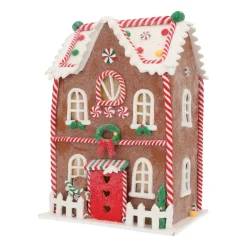 Detailed XL Gingerbread House With LED Lights