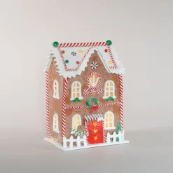 Detailed XL Gingerbread House With LED Lights