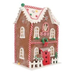 Detailed XL Gingerbread House With LED Lights