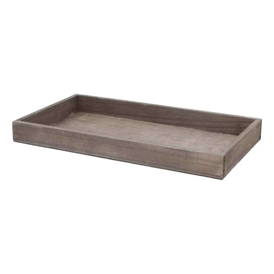 Docorative Wooden Tray 40x22cm Grey Wash