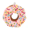 Donut Christmas Ornament | Pink | Handmade | 7 Cm