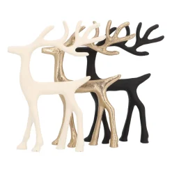 Elegant Black Reindeer With Head Up