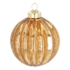 Elegant Bronze Bauble With Craquelé Look