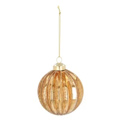 Elegant Bronze Bauble With Craquelé Look