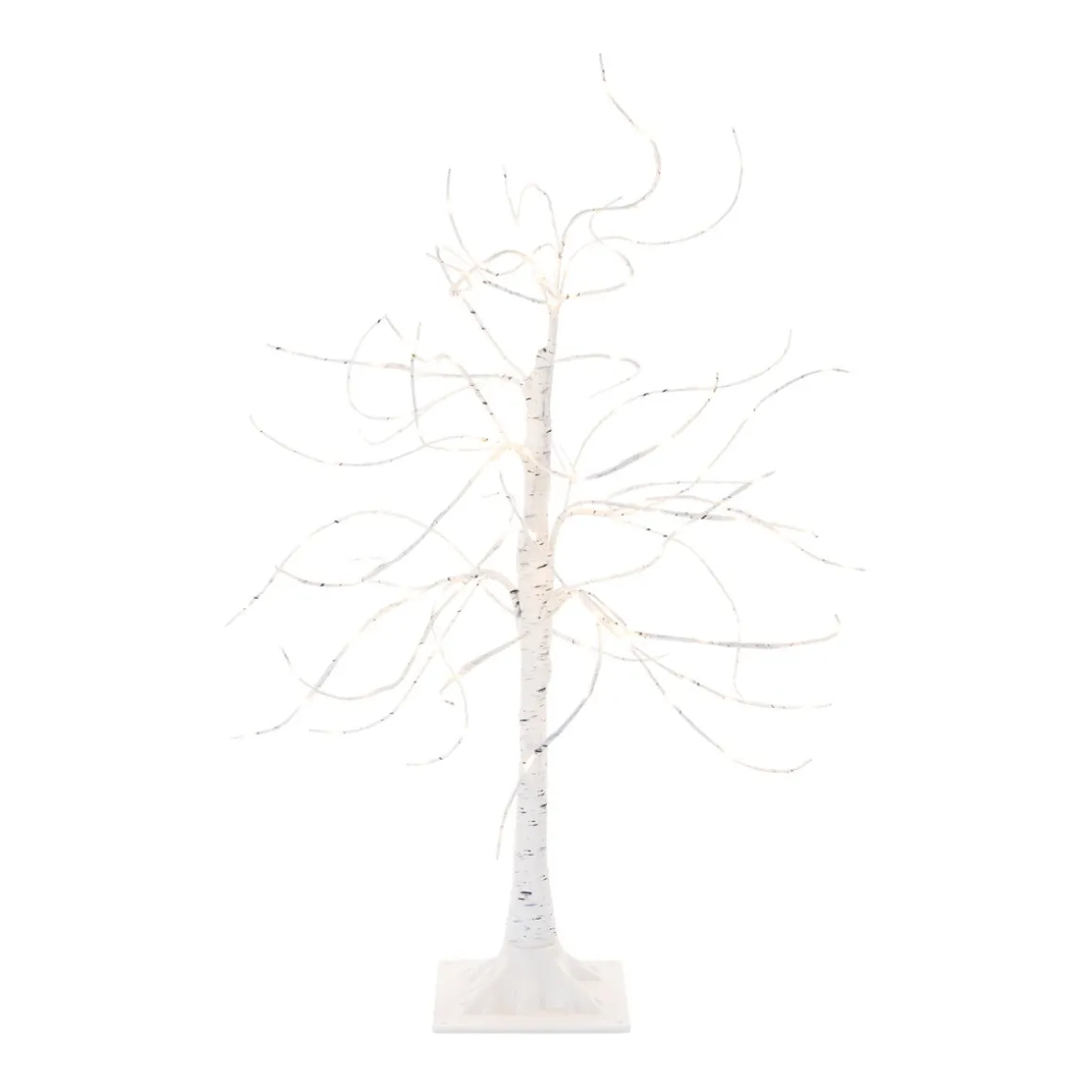 Elegant White Birch Tree With LED Lights