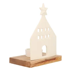 Elegant White House With Tealight Holder
