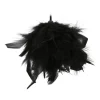 Feather Bauble 8cm Black