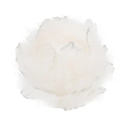 Feather Christmas Bauble 9cm White