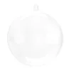Fillable Christmas Baubles 9cm Transparent 2 Pieces