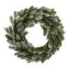Fir Wreath Winter Frost 50cm