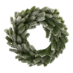 Fir Wreath Winter Frost 50cm
