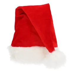 Flanel Santa Hat 30x60cm Red