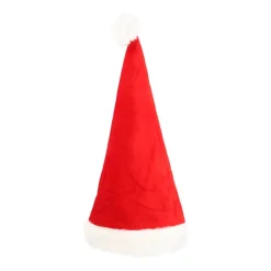 Flanel Santa Hat 30x60cm Red