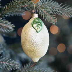 Fresh Lemon Ornament For A Cheerful Tree