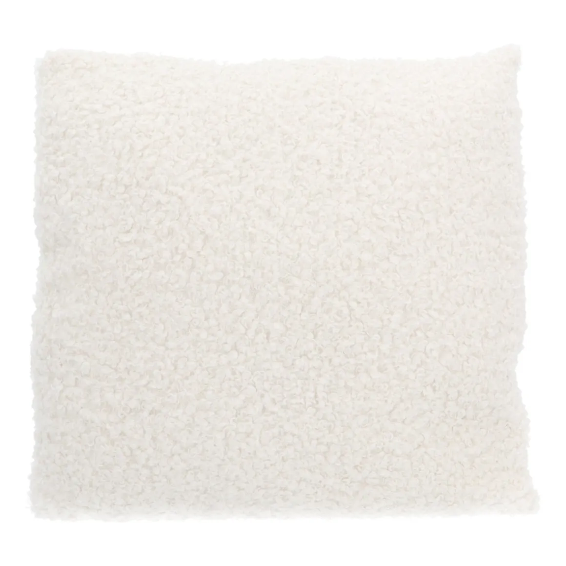 Fresh White Teddy Throw Pillow