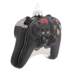 Game Controller Ornament | Glass | Black | 10cm