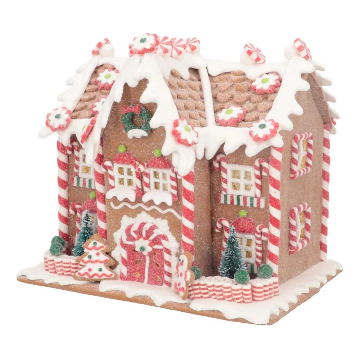 Gingerbread House | Handcrafted | LED | 20cm High