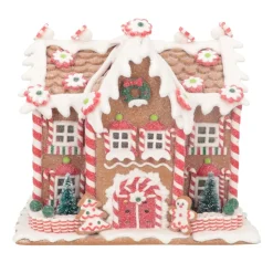 Gingerbread House | Handcrafted | LED | 20cm High