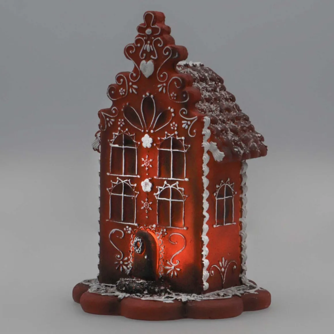 Gingerbread House | LED Lighting | Polyresin | 20cm