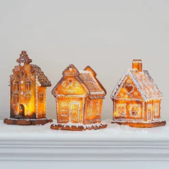 Gingerbread House | LED Lighting | Polyresin | 17cm