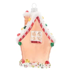 Gingerbread House Christmas Ornament | Glass | Multi | 12cm