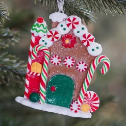 Gingerbread House Ornament | Clay | 10cm / 4"