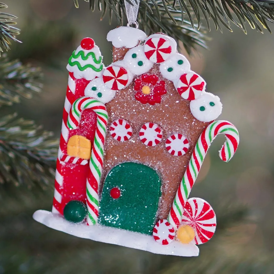 Gingerbread House Ornament | Clay | 10cm / 4"