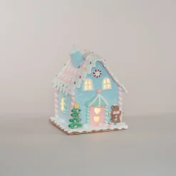 Gingerbread House With LED Lights