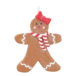 Gingerbread Woman Ornament | Handmade | 11 Cm