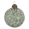 Glamorous Bronze Crackle Christmas Bauble