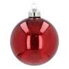 Glass Bauble Mercury | Red | 8 Cm